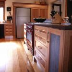 Timber kitchen stone bench island Falcon oven Ballarat Wendouree kitchen joinery designer custom cabinetry